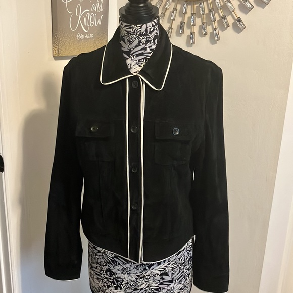 Black suede jacket vintage Willi Smith - Picture 1 of 5